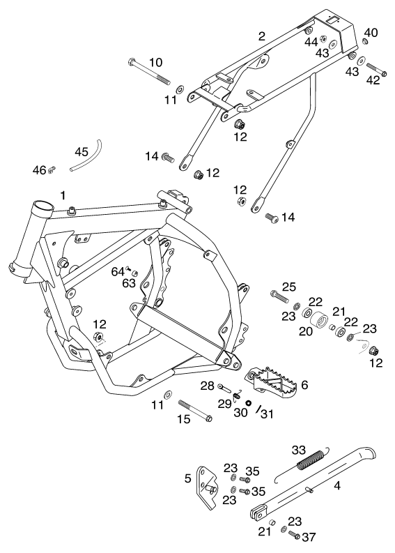 CADRE POUR 60 SX 2000 EU