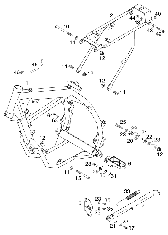 CADRE POUR 60 SX 2000 (EU)