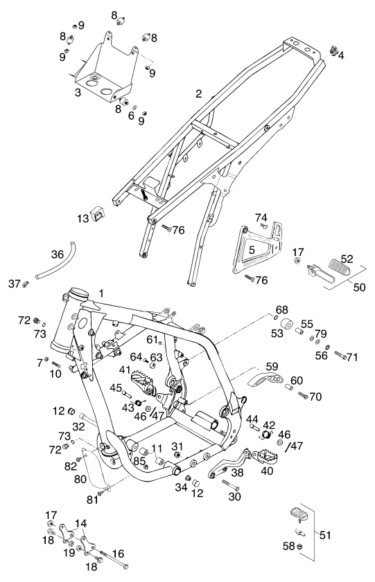 CADRE POUR 400 LC4-E 2000 (EU)