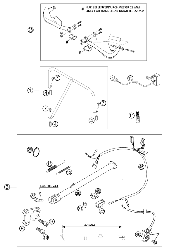 ACCESSOIRES POUR 640 ADVENTURE R 2002 EU
