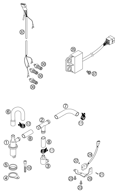 REGULATION ELECTRONIQUE DE LA PUISSANCE EPC POUR 640 LC4 E ORANGE 18L 2002 EU