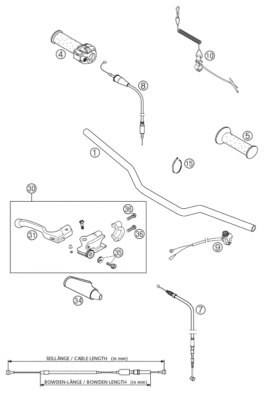 GUIDON ARMATURES POUR 50 JUNIOR ADVENTURE 2002 (EU/US)