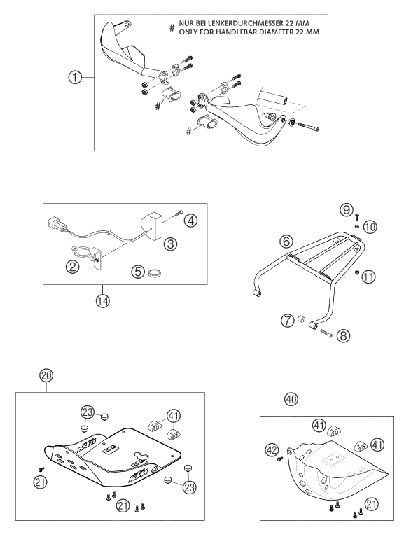 ACCESSOIRES POUR 660 SMC 2003 EU