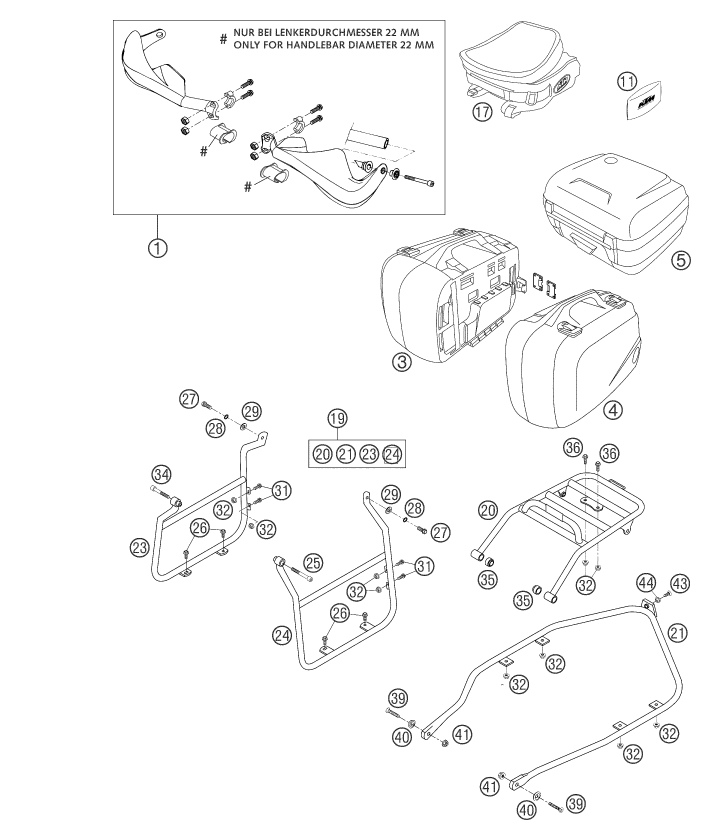 ACCESSOIRES POUR 400 LS E MIL 04 EU