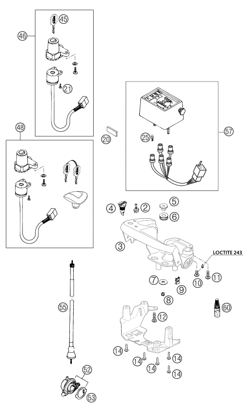 INSTRUMENTS SYSTEME DE VERROUILLAGE POUR 400 LS-E/ MIL 04 (EU)