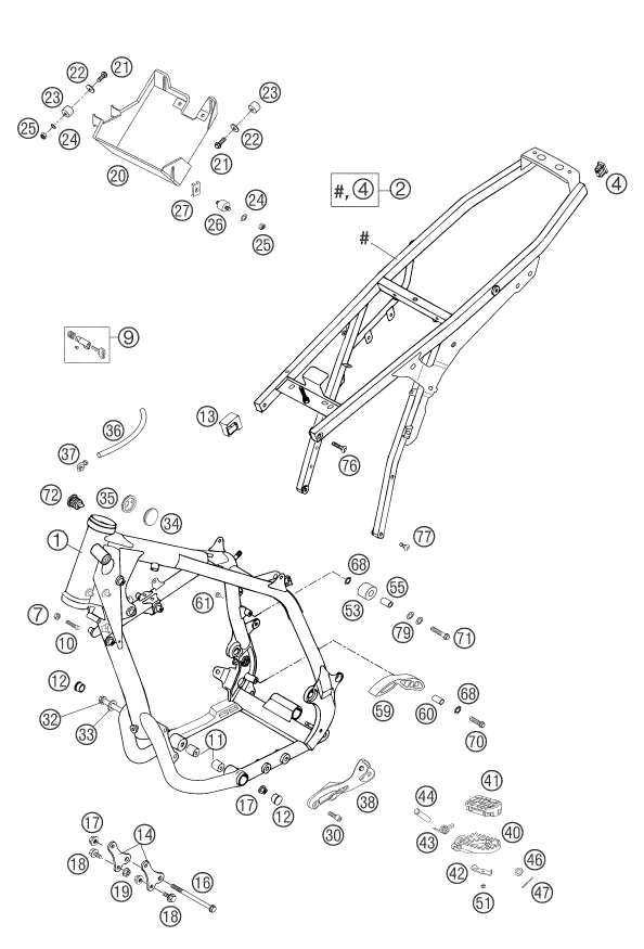 CADRE POUR 625 SMC 2004 EU