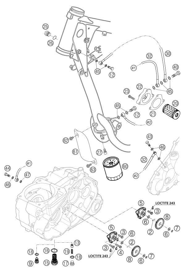 SYSTEME DE LUBRIFICATION POUR 625 SMC 2004 (AU/GB)