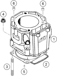 CYLINDRE POUR 450 RALLYE FACTORY REPL 2004 EU