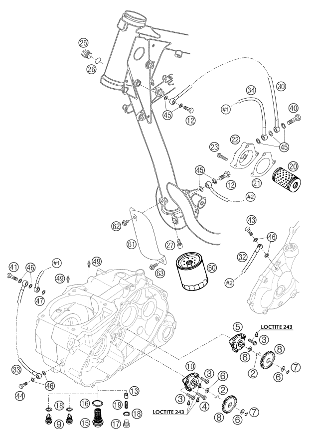 SYSTEME DE LUBRIFICATION POUR 660 SMC 2004 (AU/GB)