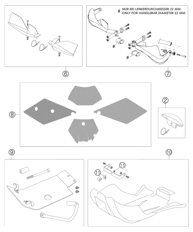 ACCESSOIRES POUR 450 SMR 2004 EU