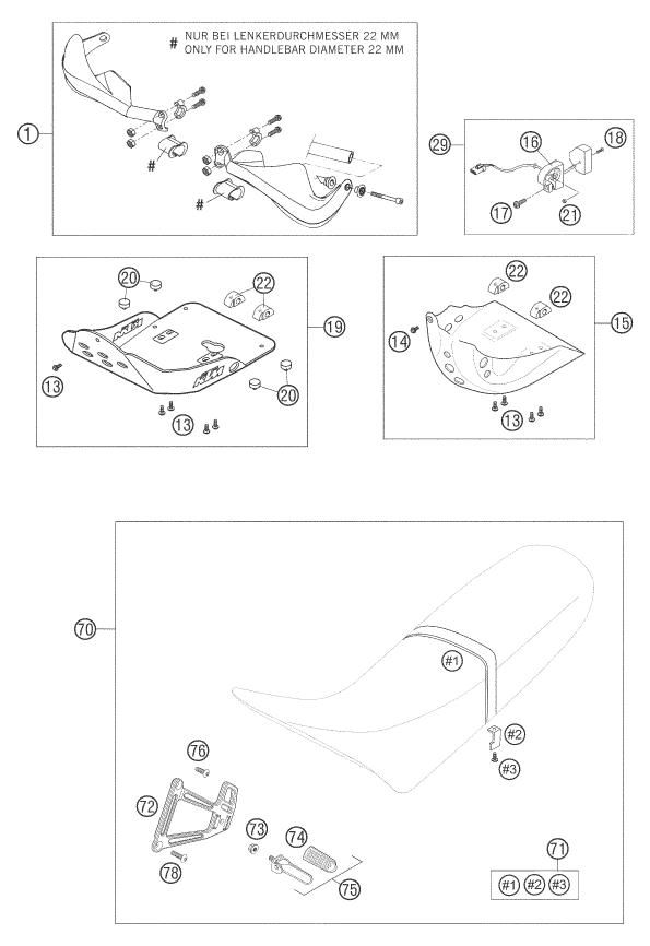 ACCESSOIRES POUR 625 SMC 2006 EU