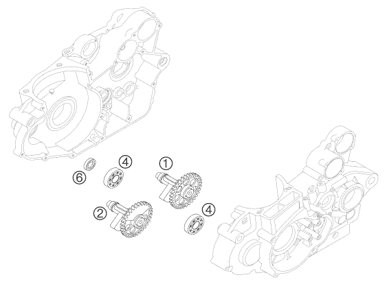 ARBRE DEQUILIBRAGE POUR 450 SXS RACING 2005 EU