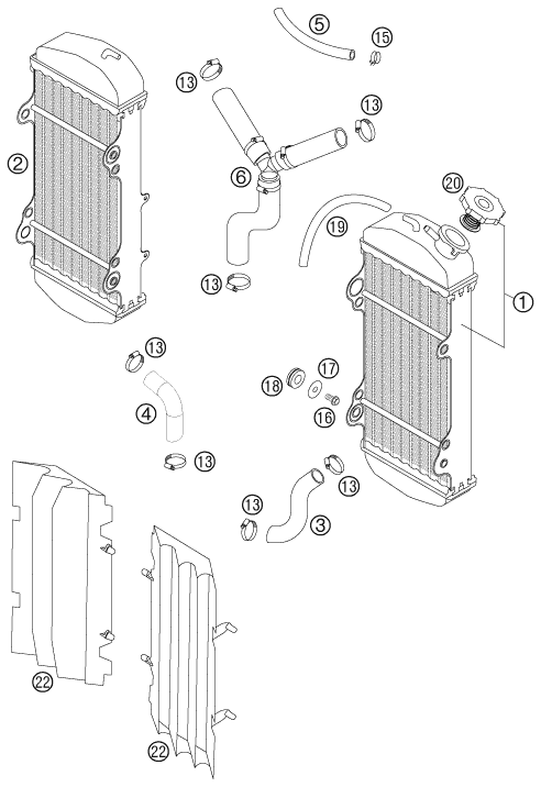 SYSTEME DE REFROIDISSEMENT POUR 450 SMR 2006 (EU)