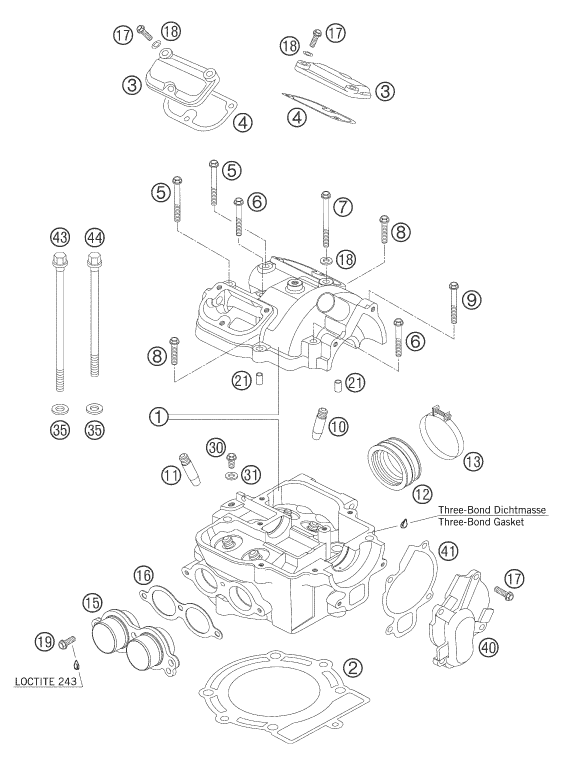 CULASSE POUR 525 SMR 2005 (EU)