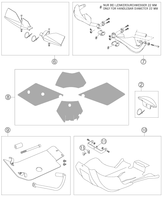 ACCESSOIRES POUR 450 SMR 2005 EU
