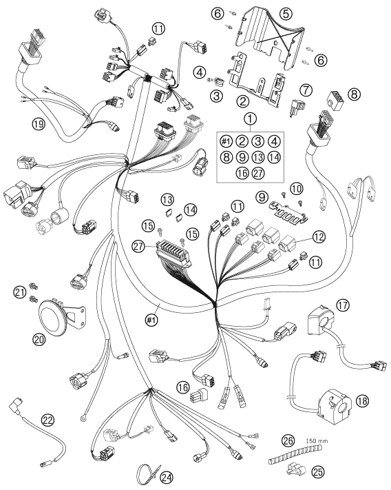 FAISCEAU DE CABLES POUR 