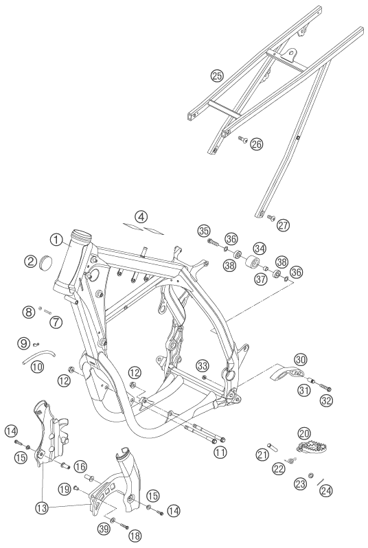 CADRE POUR 450 SX 2006 EU