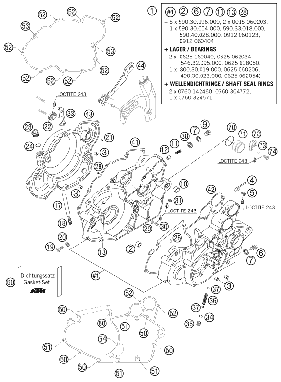 CARTER MOTEUR POUR 560 SMR 2006 EU