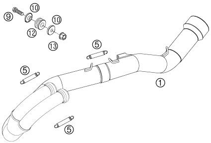 SYSTEME DECHAPPEMENT POUR 450 SXS 2006 EU