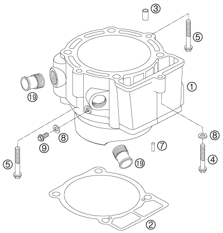 CYLINDRE POUR 560 SMR 2006 EU