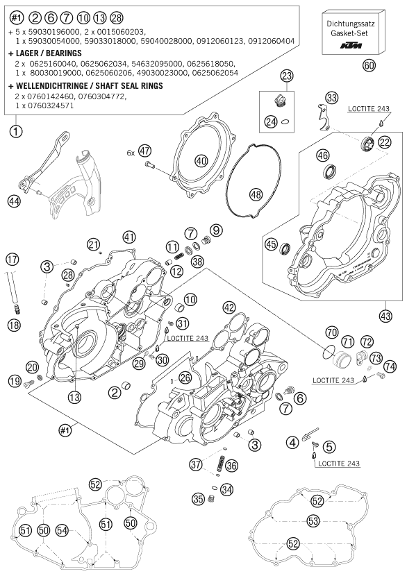 CARTER MOTEUR POUR 560 SMR 2007 EU