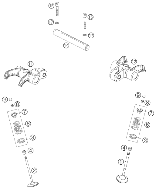 MECANISME DE COMMANDE POUR 690 RALLY FACTORY REPLICA (EU)