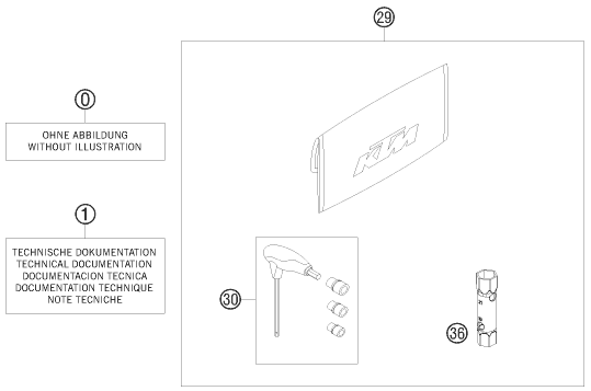 PIECES JOINTES POUR 50 SX (EU)