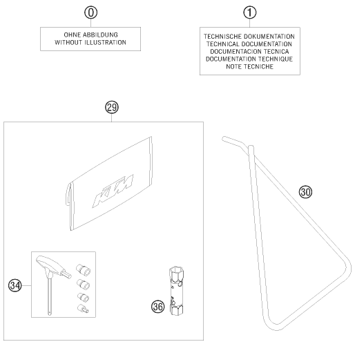 PIECES JOINTES POUR 65 SX 2008 EU