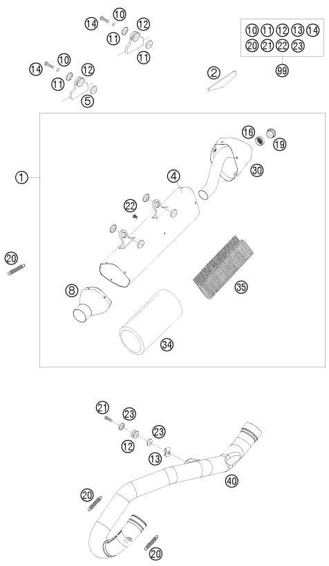 SYSTEME D ECHAPPEMENT POUR 