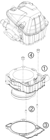 CYLINDRE POUR 530 EXC R 2008 EU
