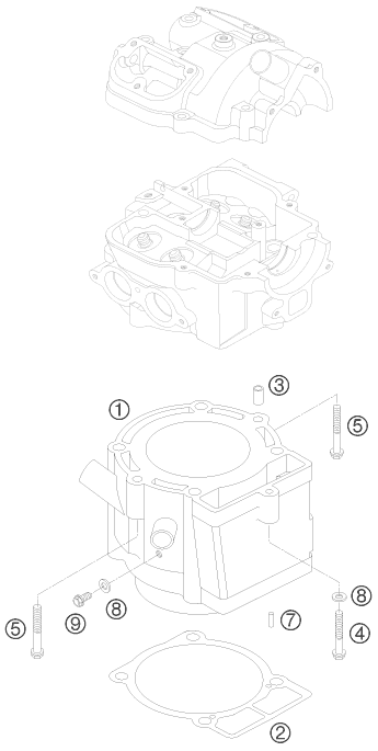 CYLINDRE POUR 525 XC ATV 2009 EU