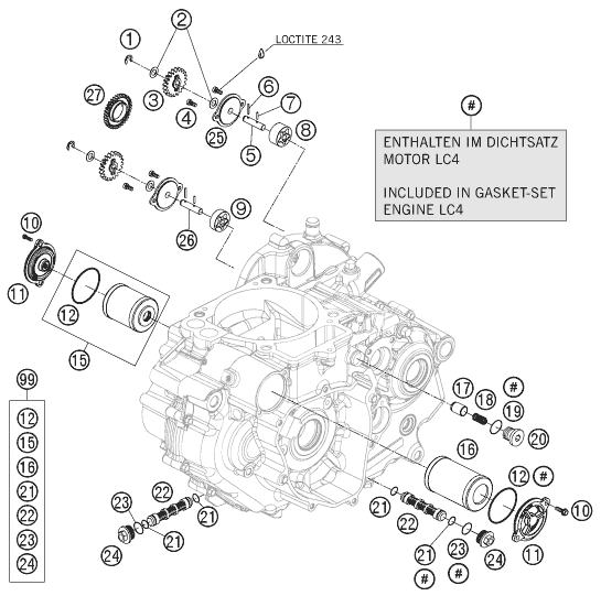 SYSTEME DE LUBRIFICATION POUR 690 SMC 2010 AUGB