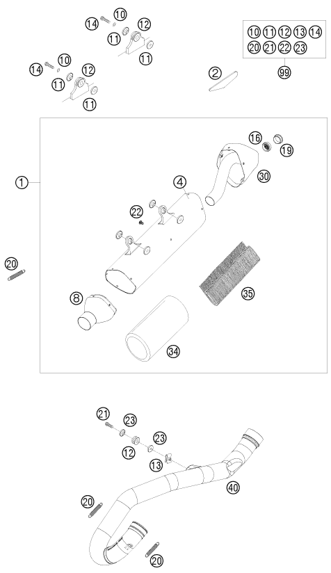 SYSTEME D ECHAPPEMENT POUR 