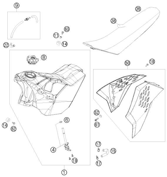 RESERVOIR SELLE POUR 250 EXC F 2010 EU