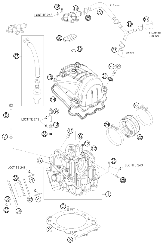 CULASSE POUR 690 RALLY FACTORY REPLICA (EU)