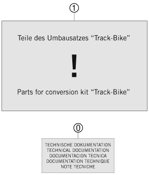 KIT DE CONVERSION POUR 1190 RC8R TRACK 2011 (EU)