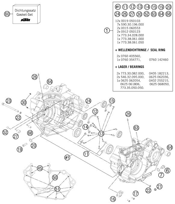 CARTER MOTEUR POUR 450 RALLY FACTORY REPLICA