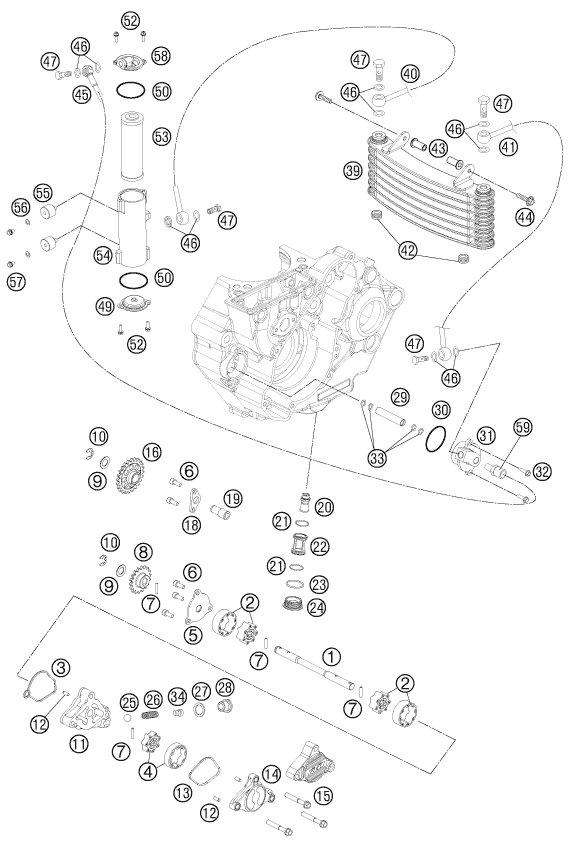 SYSTEME DE LUBRIFICATION POUR 450 RALLY FACTORY REPLICA