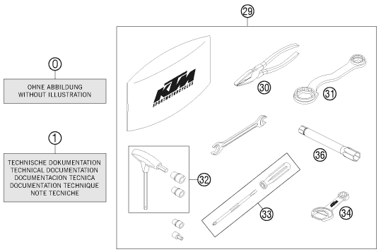 PIECES JOINTES POUR 690 SMC R 2013 (EU)