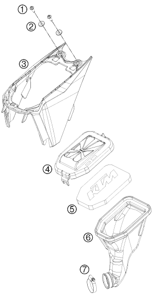 FILTRE A AIR POUR 50 SX MINI 2014 EU