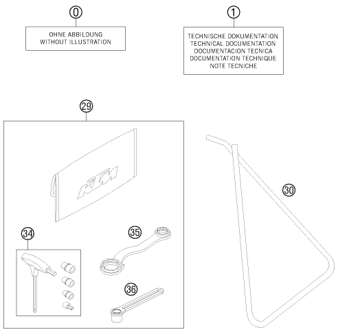 PIECES JOINTES POUR 50 SX 2014 (EU)