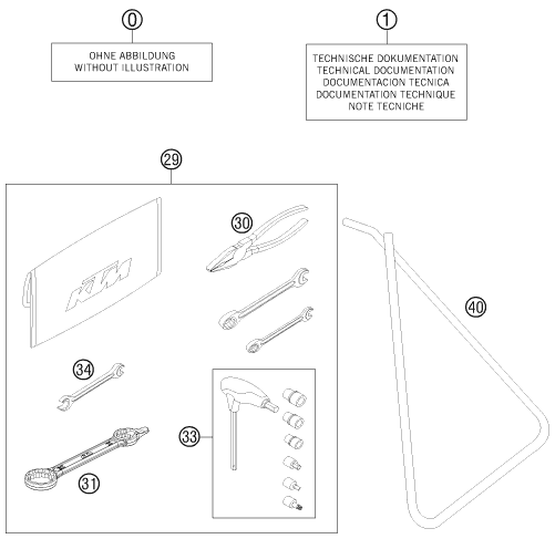 PIECES JOINTES POUR 85 SX 1714 2012 EU