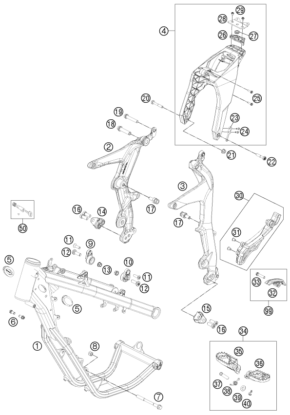 CADRE POUR FREERIDE 350 2012 (EU)