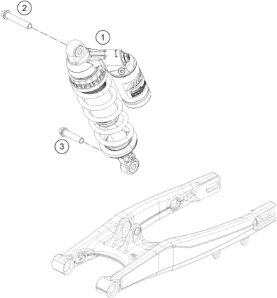 AMORTISSEUR POUR FREERIDE 350 2015 EU