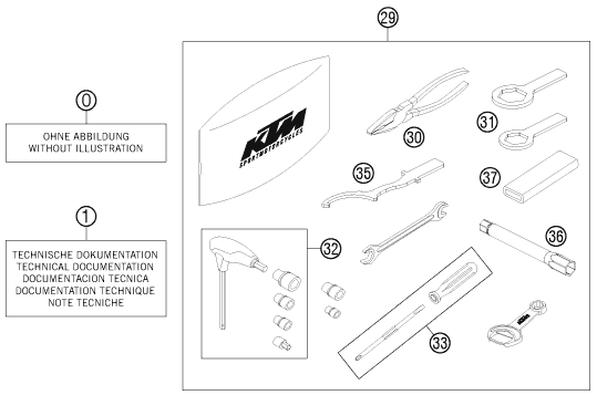 PIECES JOINTES POUR 690 DUKE R ABS 2013 (EU)