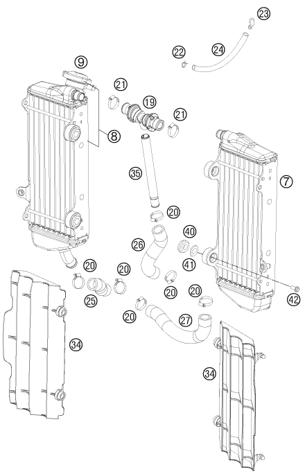 SYSTEME DE REFROIDISSEMENT POUR 450 SMR 2012 EU