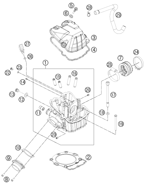 CULASSE POUR 450 EXC 2014 (EU)