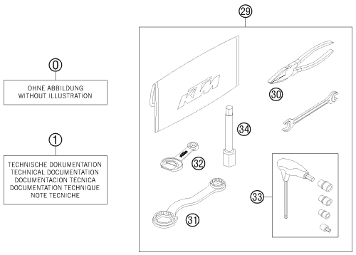 PIECES JOINTES POUR 505 SX ATV 2012 (EU)