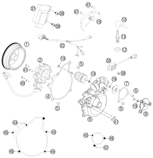 SYSTEME DE ALLUMAGE POUR 300 XC 2015 EUUS