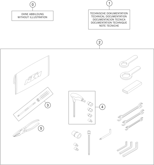 PIECES JOINTES POUR 1290 SUPER ADV. S BLACK 17 (EU)